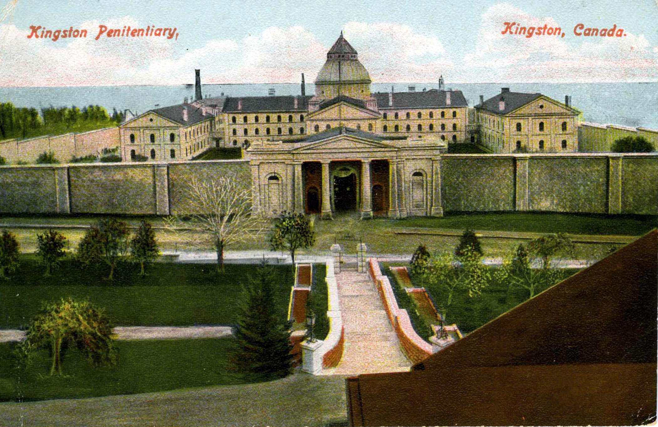 Postcard of Kingston Penitentiary, 1905