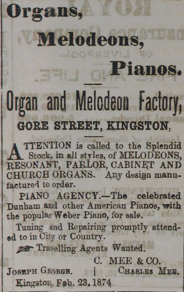 Organ and Melodeon Factory (1874).