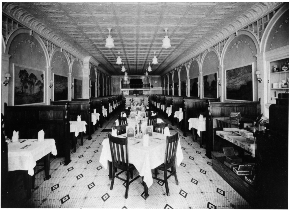 Interior of Grand Cafe