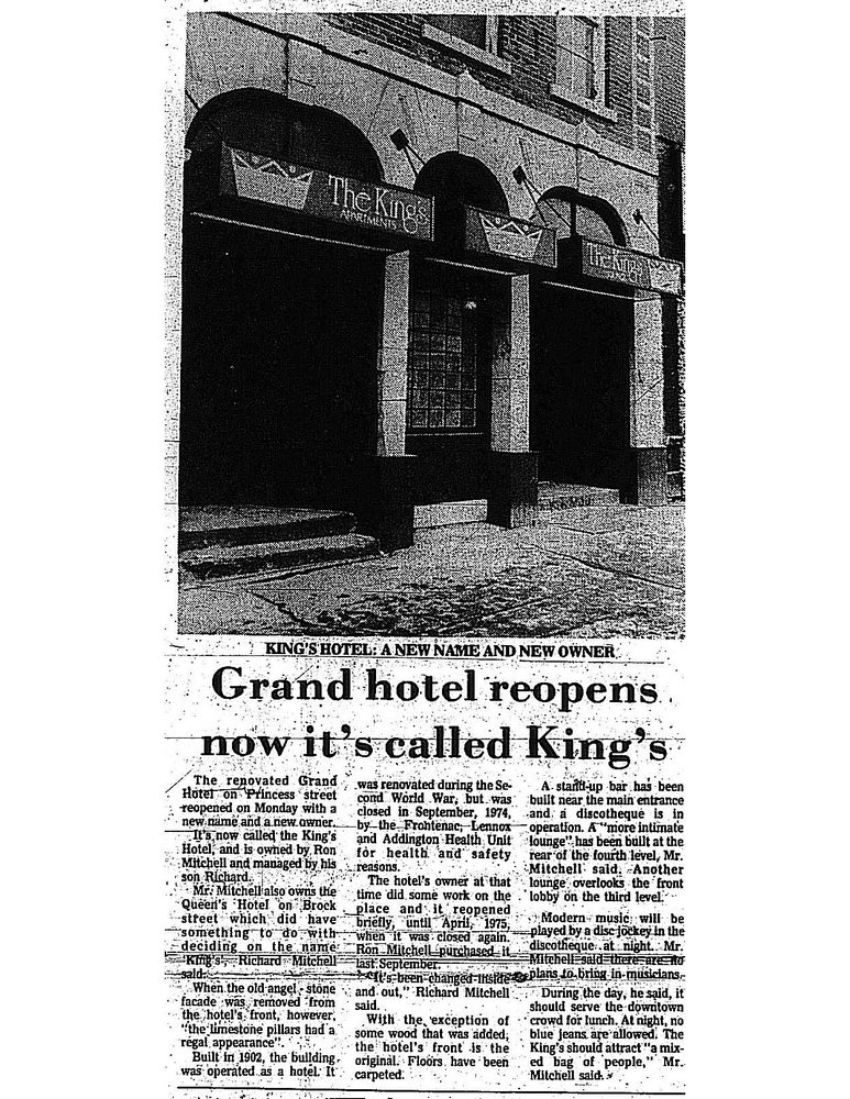 Grand Hotel Repens Now It's Called King's