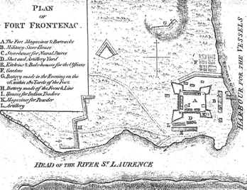 Fort Frontenac en 1758