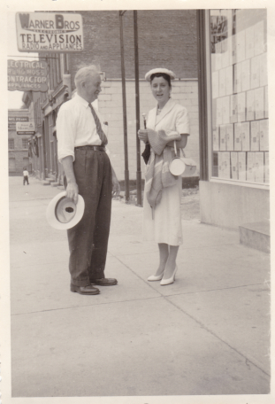 George Katinas’s grandfather, who owned a candy shop in Smith Falls in the early 20th century. This is how George came to learn about Canada.