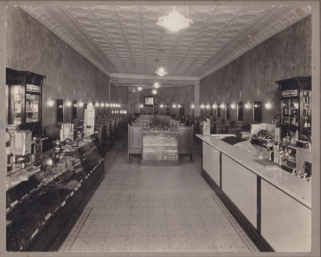The interior of the Karis family's Superior Restaurant